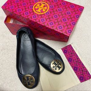 Tory Burch Minnie Travel Ballet w/ Metal Logo